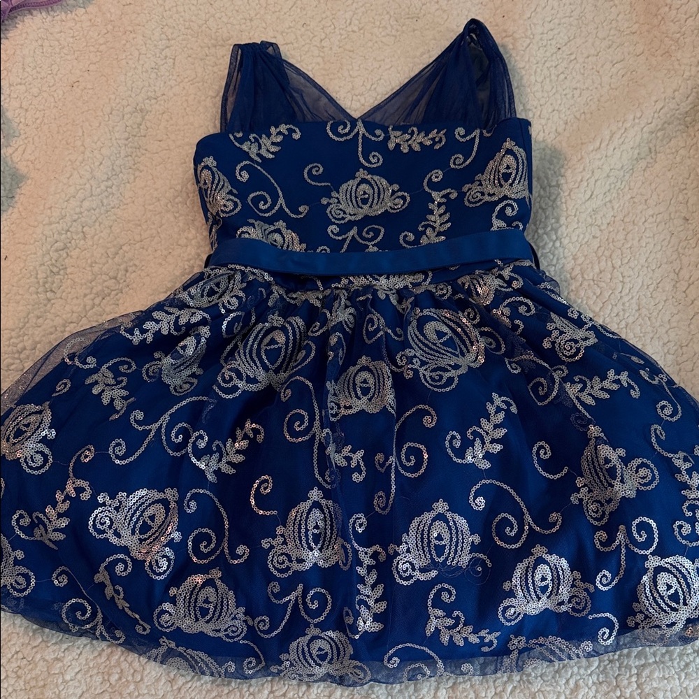 Disney Blue and Silver Formal Kids Dress